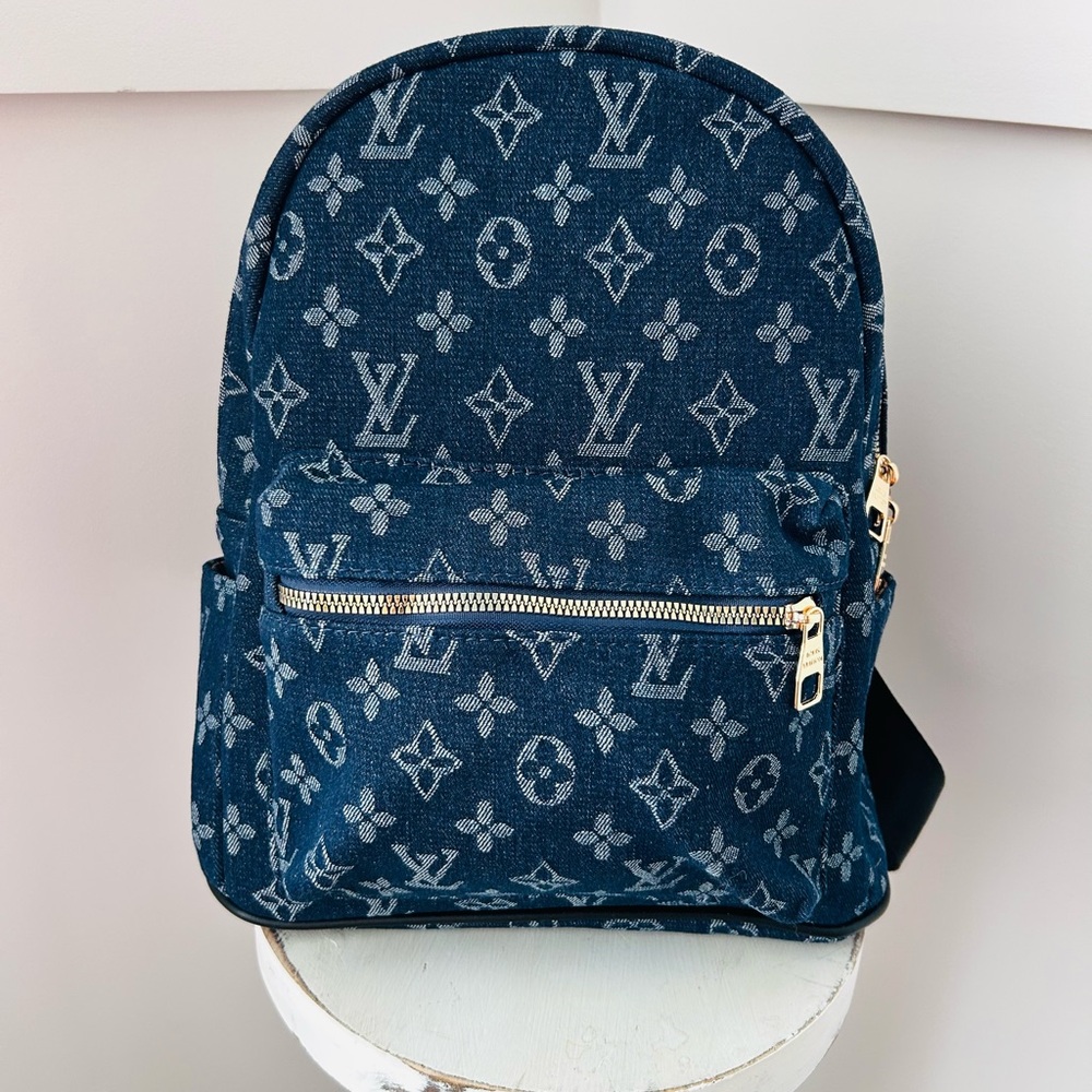 Louis Vuitton Blue Monogram Backpack